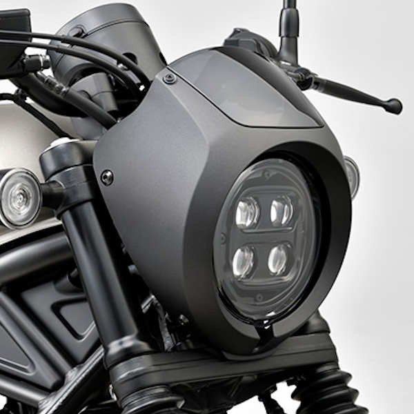 honda rebel 500 headlight cowl