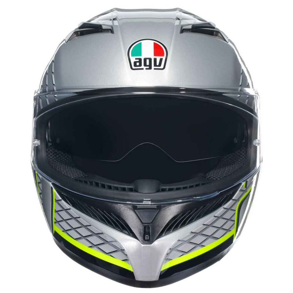 Agv K Fortify Grey Black Yellow Fluo